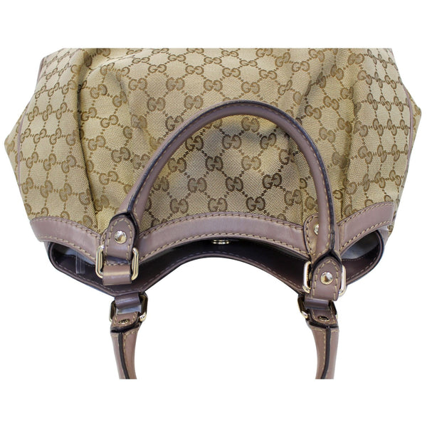 GUCCI Sukey Medium GG Canvas Tote Bag Beige 211944-US