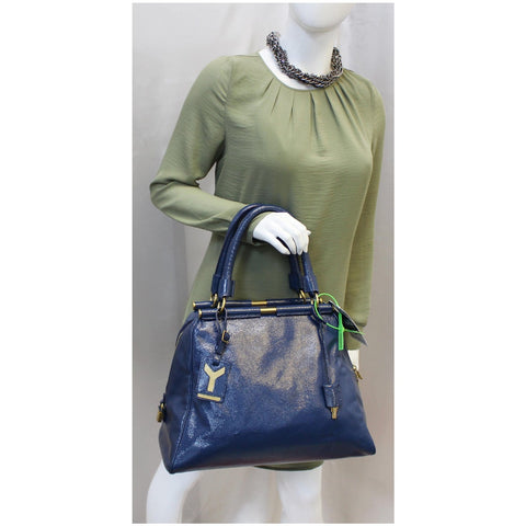 Yves Saint Laurent Majorelle Satchel Bag Leather for women