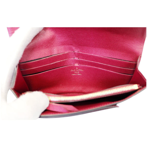 LOUIS VUITTON Jeanne Monogram Canvas Wallet Fuchsia-US