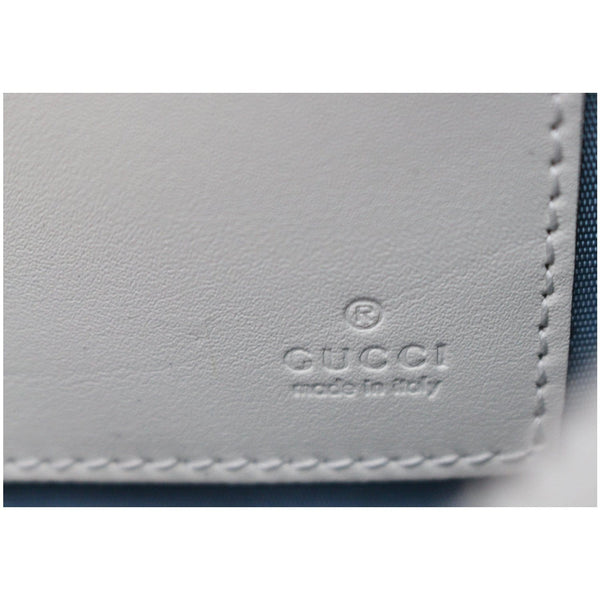 GUCCI GUCCY Star Print Leather Clutch Bag White 510489