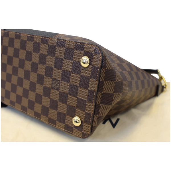 LOUIS VUITTON Jersey Damier Ebene Shoulder Bag Black