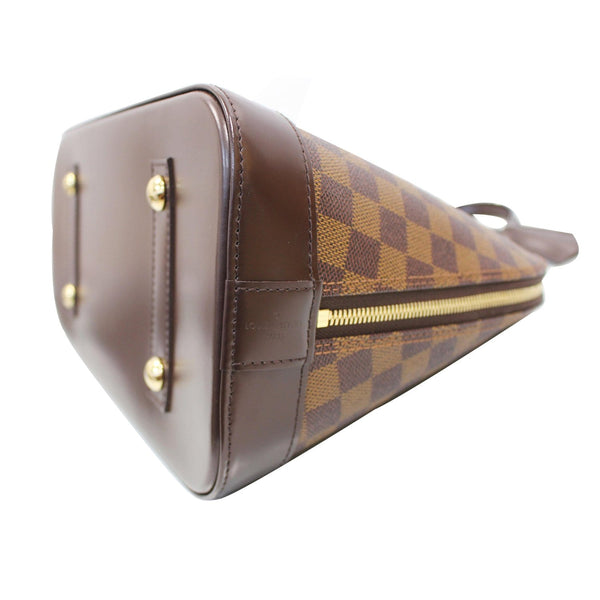 LOUIS VUITTON Alma MM Damier Ebene Satchel Bag Brown