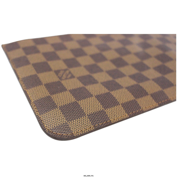 LOUIS VUITTON Pochette Wristlet Pouch Damier Ebene Neverfull MM-US
