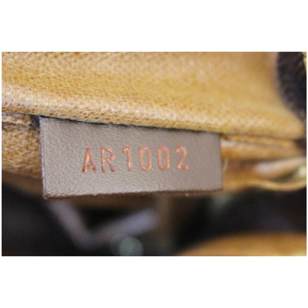 LOUIS VUITTON Ribera GM Damier Ebene Satchel Bag Brown-US