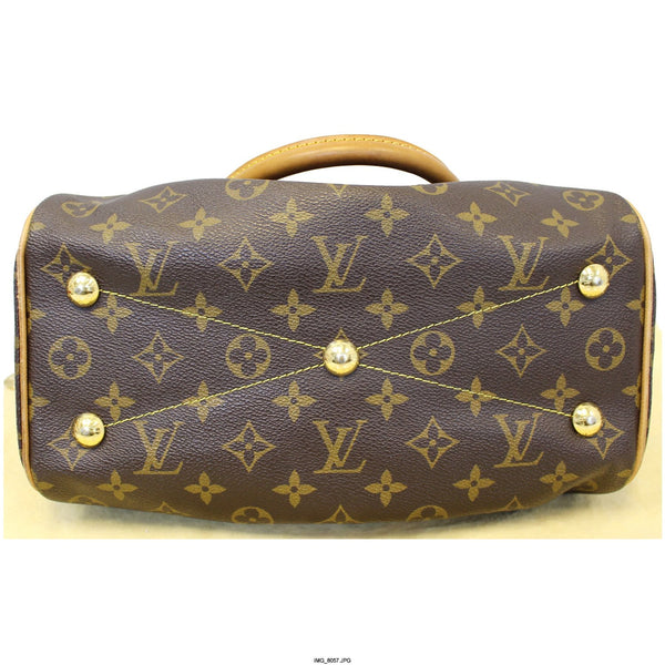 Louis Vuitton Tivoli PM Monogram Canvas Satchel Bag - back view