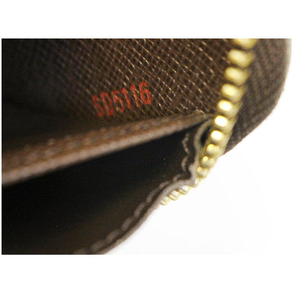 LOUIS VUITTON Damier Ebene Zippy Wallet Brown-US