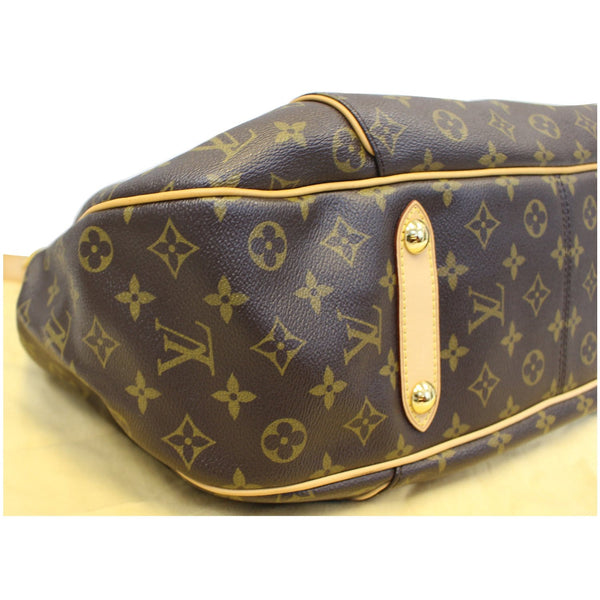 LOUIS VUITTON Galliera GM Monogram Canvas Shoulder Tote Bag Brown