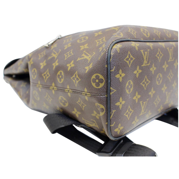 LOUIS VUITTON Palk Monogram Macassar Canvas Backpack Bag Black-US