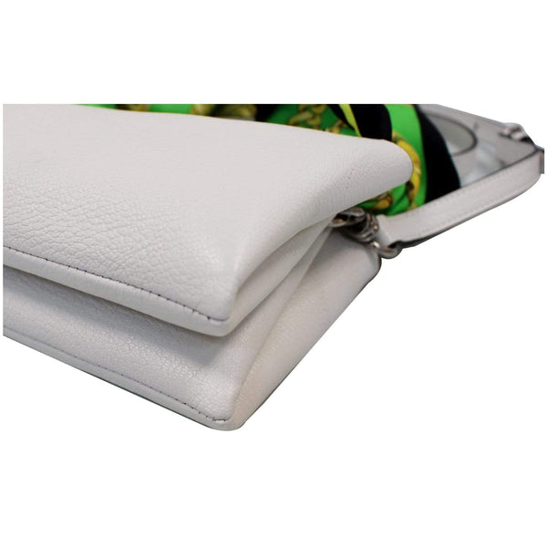 Balenciaga Flap Scarf XS Top Handle Crossbody Bag White corner