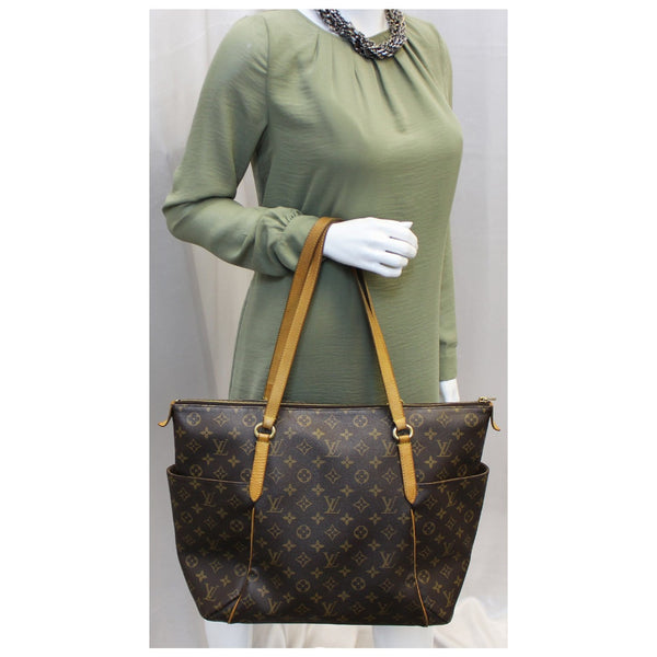 LOUIS VUITTON Monogram Canvas Totally GM Tote Shoulder Bag-US