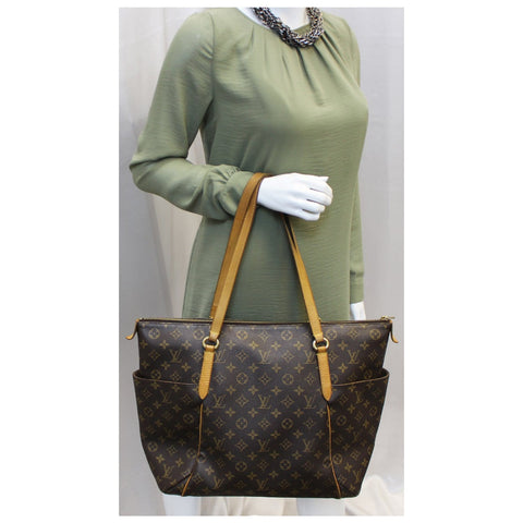 LOUIS VUITTON Monogram Canvas Totally GM Tote Shoulder Bag-US