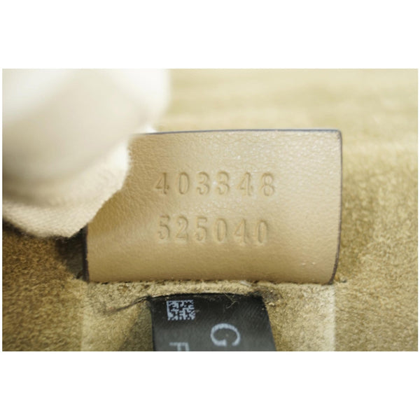 GUCCI Dionysus Medium GG Supreme Monogram Shoulder Bag Taupe