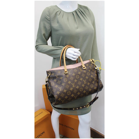 Louis Vuitton Pallas Monogram Canvas Hand Bag