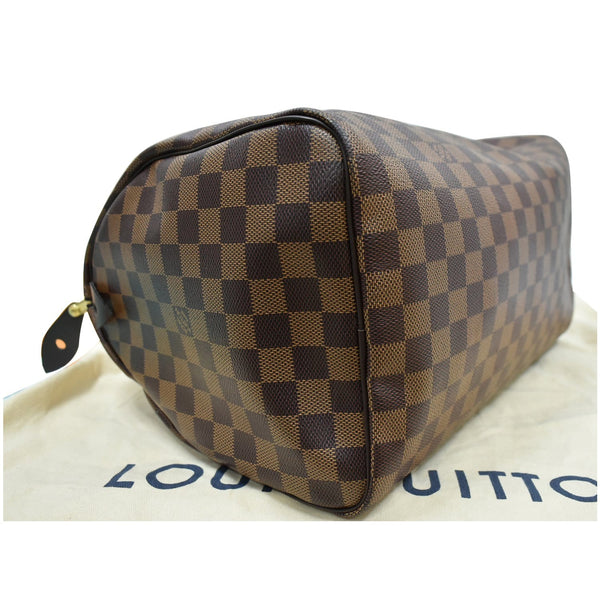 LOUIS VUITTON Speedy 35 Damier Ebene Satchel Bag Brown
