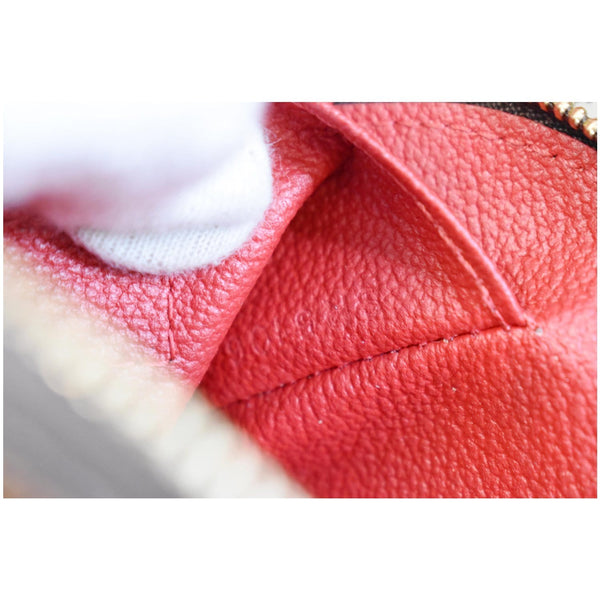 LOUIS VUITTON Damier Ebene Cosmetic Pouch Brown