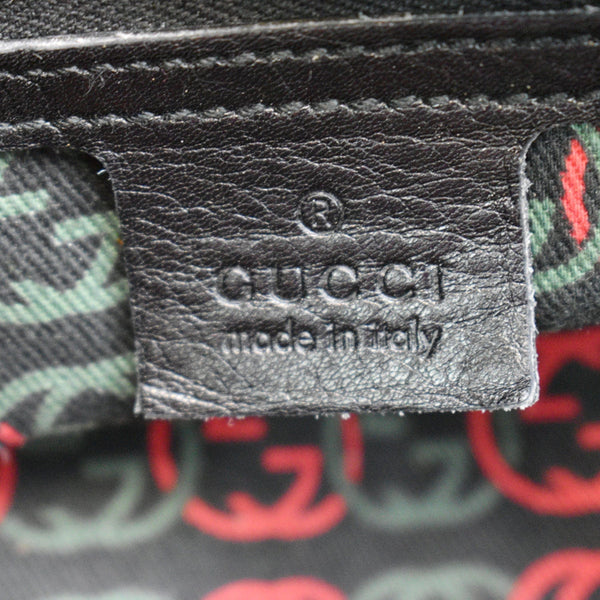 Gucci Britt Leather Satchel Bag Black - Shop at DDH