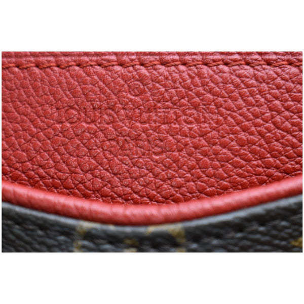 LOUIS VUITTON Pallas BB Monogram Canvas Satchel Crossbody Bag Brown