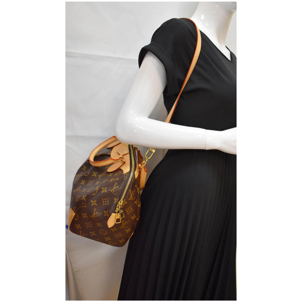 LOUIS VUITTON Segur Monogram Canvas Shoulder Crossbody Bag Brown