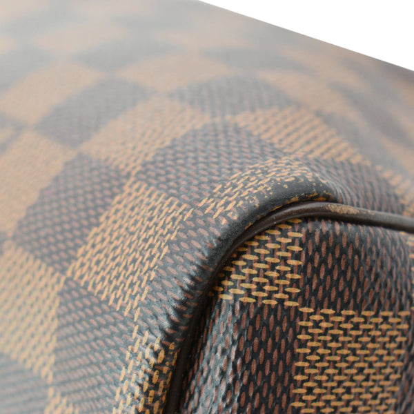 LOUIS VUITTON Speedy 30 Damier Ebene Satchel Bag Brown - Hot Deals