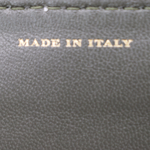 BURBERRY Large Square Leather Satchel Bag White