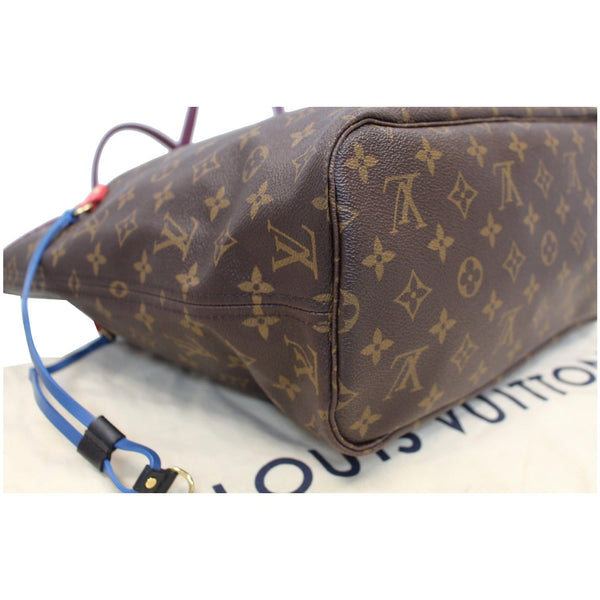 corner lv Neverfull MM Totem Monogram Canvas Bag