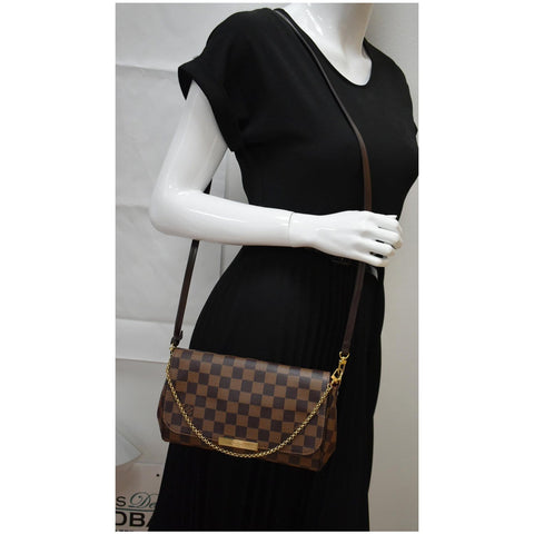 Louis Vuitton Favorite MM Damier Ebene Crossbody Bag