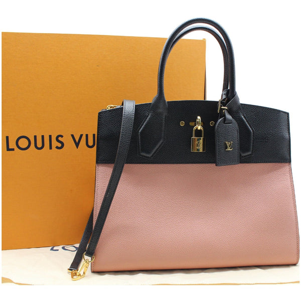 Louis Vuitton City Steamer MM Leather Shoulder Bag - DDH.