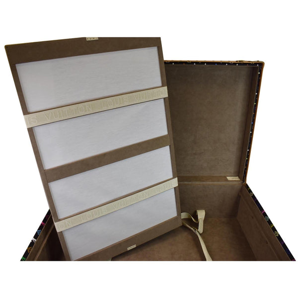 LOUIS VUITTON Alzer 80 Multicolor Monogram Suitcase Travel Bag Black