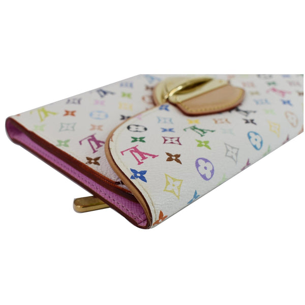 LOUIS VUITTON Eugenie Multicolor Monogram Wallet White