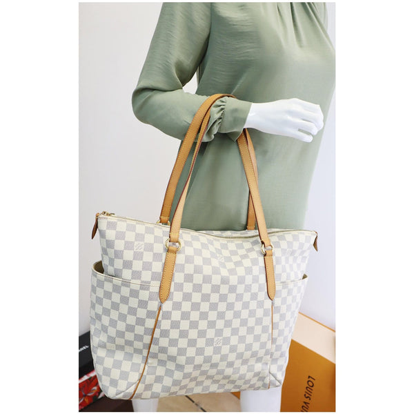 Louis Vuitton Totally GM Damier Azur Tote Handbag