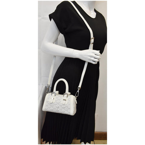 Goyard Croisiere Coated Canvas Mini Top Handle handbag