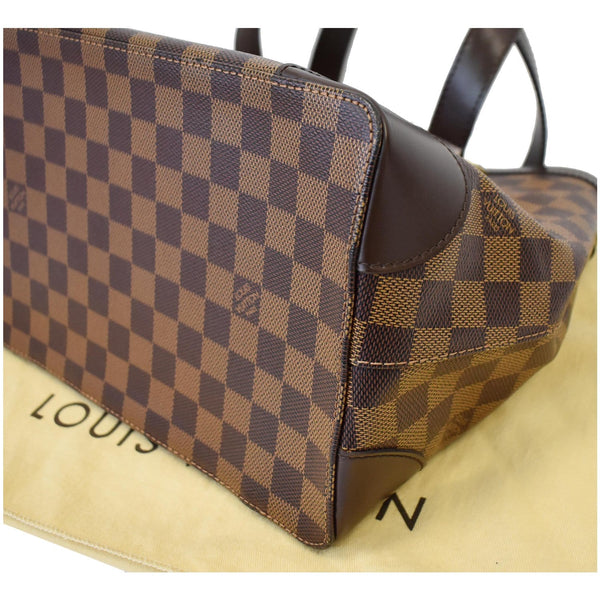 Louis Vuitton Hampstead PM Damier Ebene Shoulder Bag - lower side corner