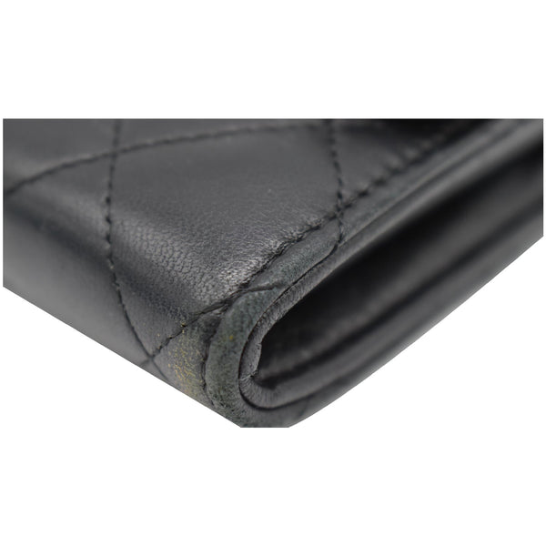 Chanel Classic Long Flap Leather Wallet Black - Shop Now