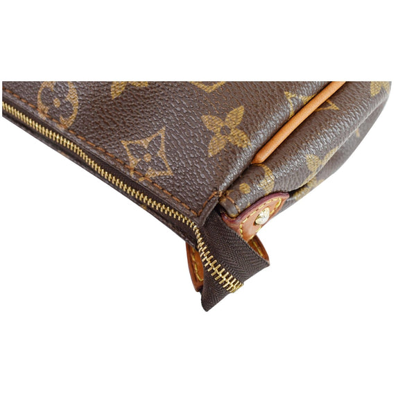 Louis Vuitton Pochette Eva Monogram Canvas Shoulder Bag - zip corner