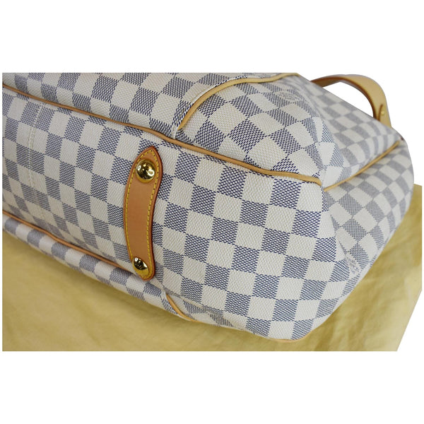LOUIS VUITTON Galliera GM Damier Azur Shoulder Bag White