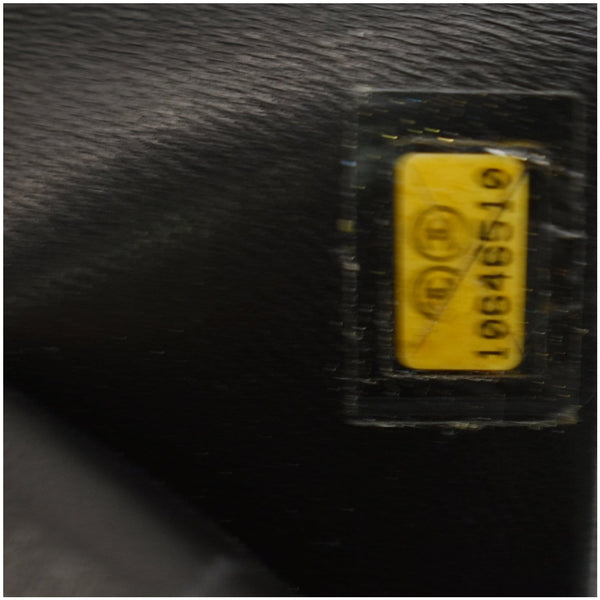 CHANEL Vintage CC Caviar Leather Bifold Wallet Black