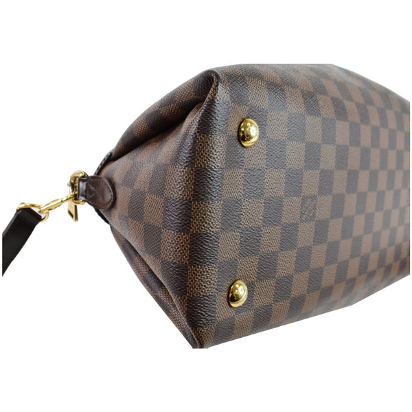LOUIS VUITTON Salvi Damier Ebene Shoulder Bag Brown