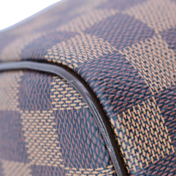 LOUIS VUITTON Speedy 30 Damier Ebene Satchel Bag Brown