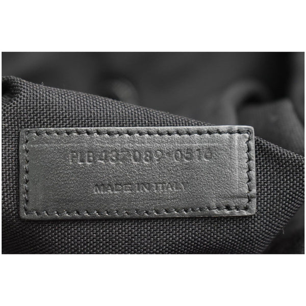 YVES SAINT LAURENT Hunting Rucksack Canvas Backpack Bag Black