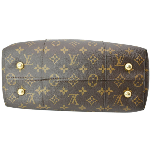 LOUIS VUITTON Melie Monogram Canvas Hobo Bag Brown