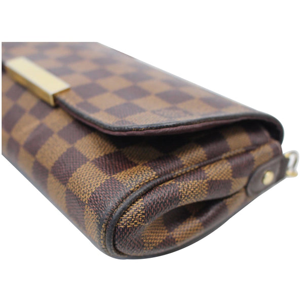 LOUIS VUITTON Favorite PM Damier Ebene Crossbody Bag Brown