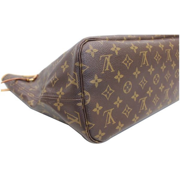 LV Neverfull MM Monogram Canvas Bag Back View