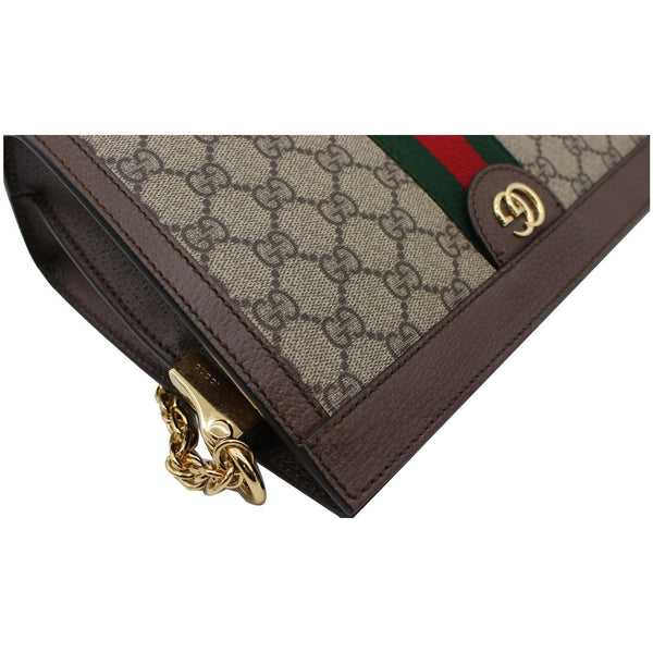 Gucci Ophidia GG Small Supreme Canvas Shoulder Bag Beige 503877
