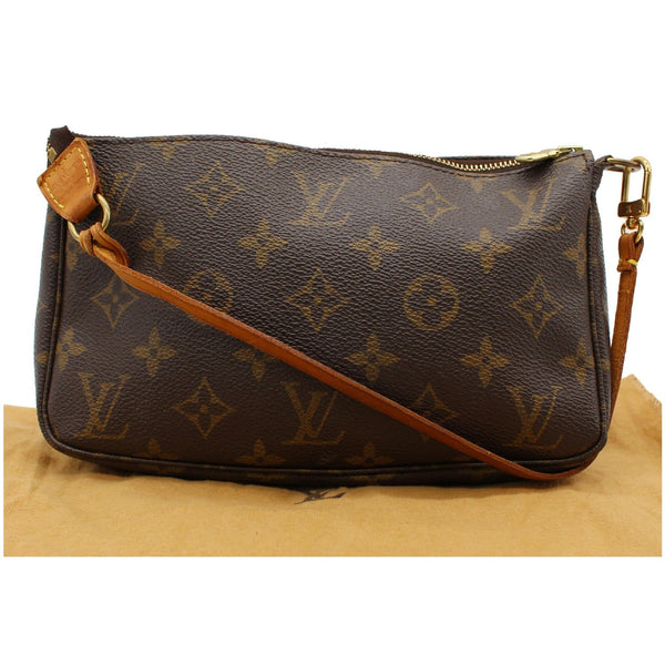 LOUIS VUITTON Pochette Accessoires Monogram Canvas Pouch Brown