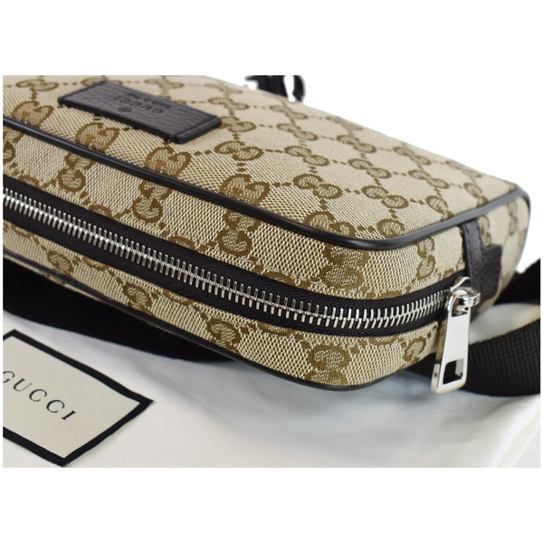 GUCCI GG Monogram Canvas Belt Bag Beige 449174