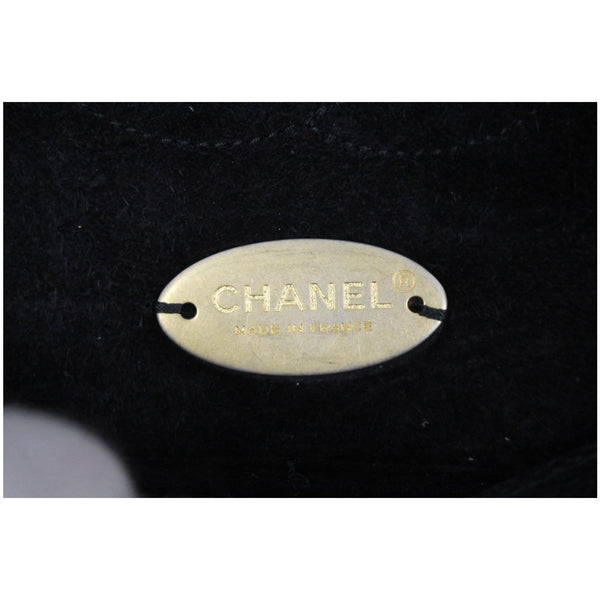 CHANEL Classic Pure Caviar Medium Double Flap Leather Shoulder Bag Black