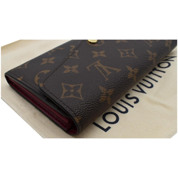 Louis Vuitton Monogram Canvas Sarah Wallet Brown For Sale