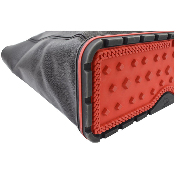 CHRISTIAN LOUBOUTIN Kabiker Leather Tote bag Black/Red