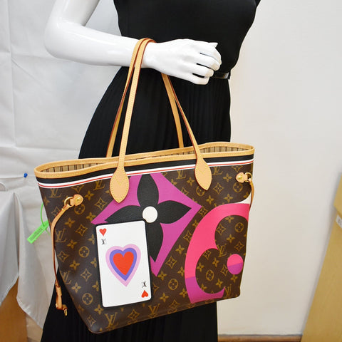 LOUIS VUITTON Game On Neverfull Monogram Canvas Tote Bag Brown