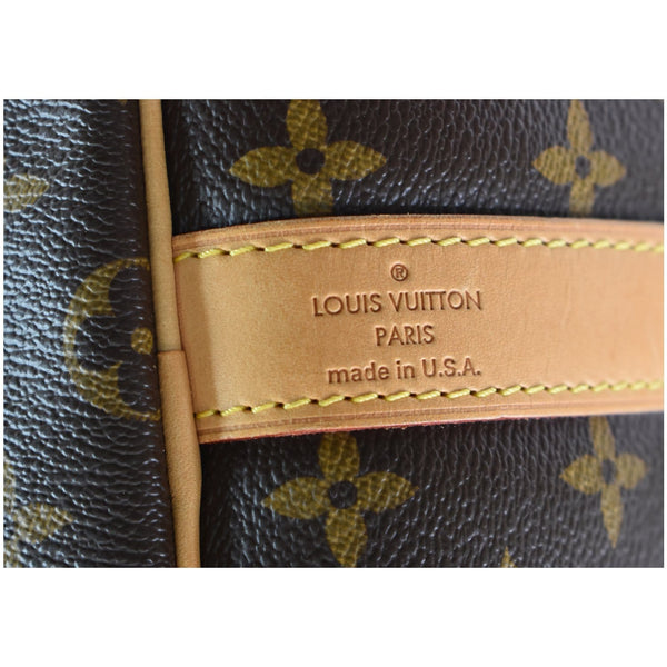 Louis Vuitton Keepall Bandouliere 55 Canvas Travel Bag made in USA